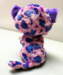 Ty Beanie Boos - Reagan the Pink Leopard, (6"), Glitter Eyes, Claire's Exclusive