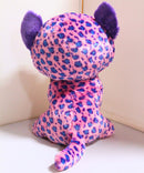 Ty Beanie Boos - Reagan the Pink Leopard, Large (16"), Glitter Eyes, Claire's Exclusive