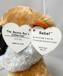 Ty Beanie Boos - Rebel the Meerkat, Medium (9"), Solid Eyes