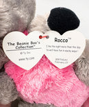 Ty Beanie Boos - Rocco the Raccoon, Medium, Glitter Eyes, Medium size