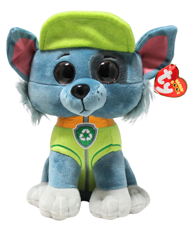 Ty Beanie Boos - Rocky the Dog, Medium (10"), Paw Patrol