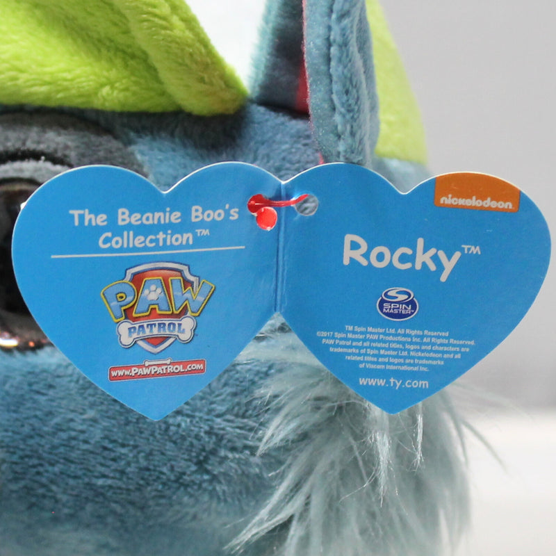 Ty Beanie Boos - Rocky the Dog, Medium (10"), Paw Patrol