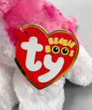 Ty Beanie Boos - Romeo the Dog, Glitter Eyes, Valentine's Day