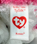 Ty Beanie Boos - Romeo the Dog, Glitter Eyes, Valentine's Day