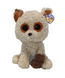 Ty Beanie Boos - Rootbeer the Brown Dog, Medium (9"), Solid Eyes