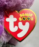 Ty Beanie Boos - Rory the Purple Kangaroo, (7"), Glitter Eyes, Claire's Exclusive