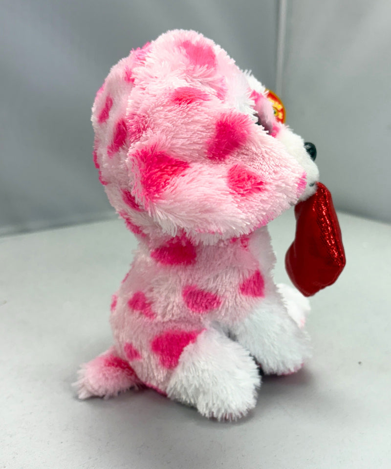 Ty Beanie Boos - Rory the Valentine's Dog, Glitter Eyes