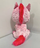 Ty Beanie Boos - Rosey the Pink Unicorn, Large (16"), Glitter Eyes, Justice Stores