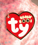 Ty Beanie Boos - Rosey the Pink Unicorn, Large (16"), Glitter Eyes, Justice Stores