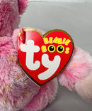 Ty Beanie Boos - Ruby the Pink Monkey, (5"), Glitter Eyes