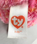 Ty Beanie Boos - Ruby the Monkey, Medium, Glitter Eyes, Medium size