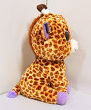 Ty Beanie Boos - Safari the Giraffe (Solid Feet), Large (16"), Glitter Eyes, Justice Stores