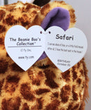 Ty Beanie Boos - Safari the Giraffe (Solid Feet), Large (16"), Glitter Eyes, Justice Stores