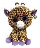 Ty Beanie Boos - Safari the Giraffe (Solid Feet 2012 Tags), Large (16"), Solid Eyes, Justice Stores
