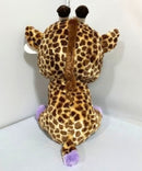 Ty Beanie Boos - Safari the Giraffe (Solid Feet 2012 Tags), Large (16"), Solid Eyes, Justice Stores