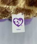Ty Beanie Boos - Safari the Giraffe (Solid Feet 2012 Tags), Large (16"), Solid Eyes, Justice Stores
