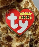 Ty Beanie Boos - Safari the Giraffe (Sparkle Feet), Large (16"), Glitter Eyes, Justice Stores
