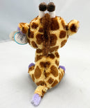 Ty Beanie Boos - Safari the Giraffe, Solid Eyes, Solid
