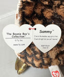 Ty Beanie Boos - Sammy the Brown Owl, Medium (9"), Glitter Eyes