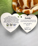 Ty Beanie Boos - Sandy the Sea Turtle, Glitter Eyes, Audubon Nature Institute