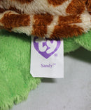 Ty Beanie Boos - Sandy the Sea Turtle, Solid Eyes, Audubon Nature Institute