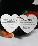 Ty Beanie Boos- Scarem the Halloween Bat, Glitter Eyes