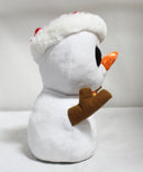 Ty Beanie Boos - Scoop the Snowman With a Christmas Hat, Medium (9.5"), Glitter Eyes