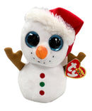 Ty Beanie Boos - Scoop the Snowman, Glitter Eyes, Christmas - Winter holidays