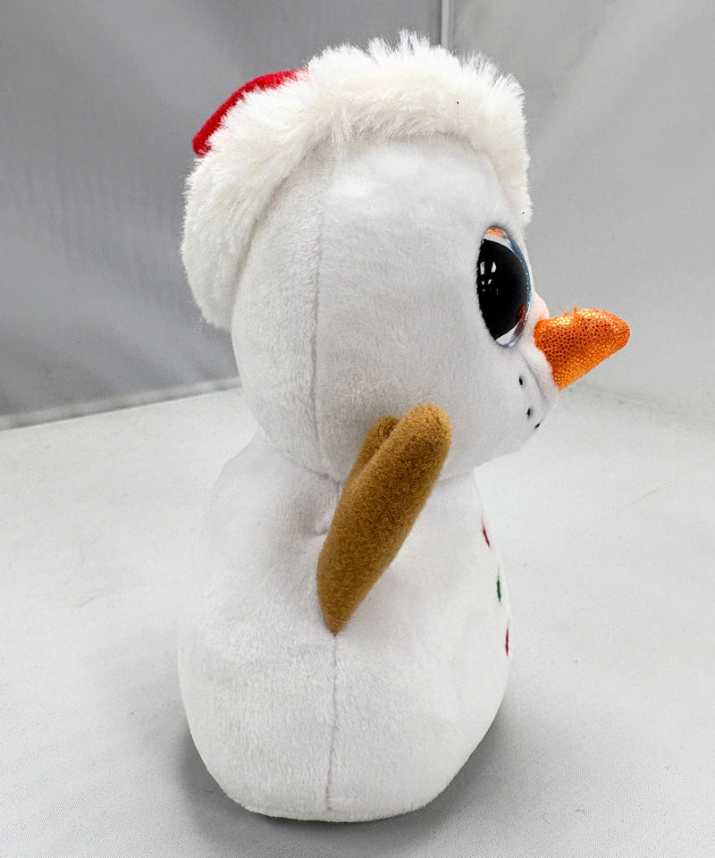 Ty Beanie Boos - Scoop the Snowman, Glitter Eyes, Christmas - Winter holidays