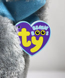 Ty Beanie Boos - Scraps the Dog, Medium (9.5"), Solid Eyes