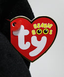 Ty Beanie Boos - Shadow the Black Cat with a Jack O' Lantern, Medium (9.5"), Glitter Eyes