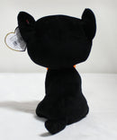Ty Beanie Boos - Shadow the Black Cat with a Jack O' Lantern, Glitter Eyes