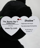 Ty Beanie Boos - Shadow the Black Cat with a Jack O' Lantern, Glitter Eyes