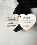 Ty Beanie Boos - Shamu the Sea World Orca, Medium (5.5"), Glitter Eyes, Sea World