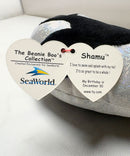 Ty Beanie Boos - Shamu the Sea World Orca, (5"), Glitter Eyes, Sea World