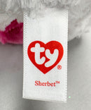 Ty Beanie Boos - Sherbet the Dog, Glitter Eyes, Valentine's Day