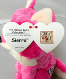 Ty Beanie Boos - Sierra the Pink Wolf, (6"), Glitter Eyes, Great Wolf Lodge