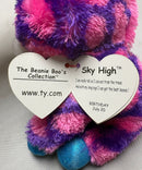 Ty Beanie Boos - Sky High the Pink Giraffe, (7"), Glitter Eyes, UK Exclusive