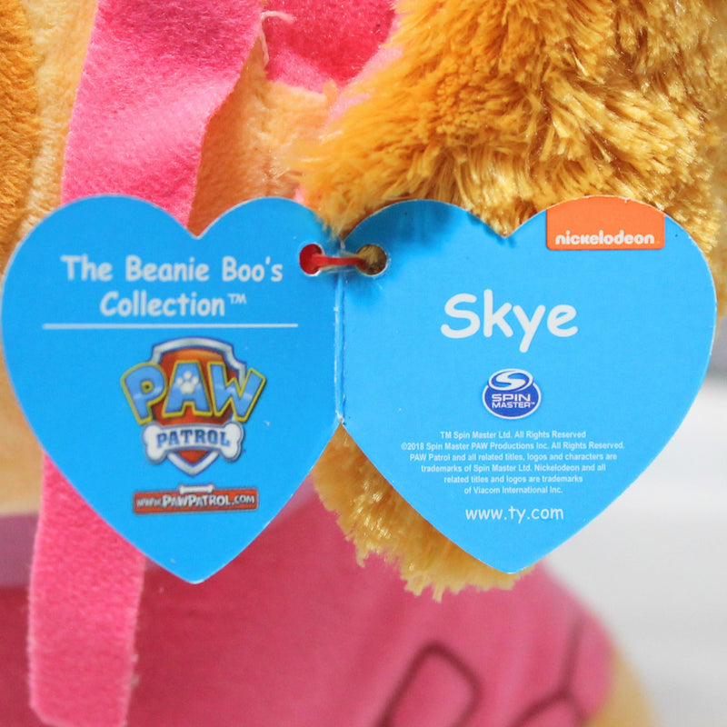 Ty Beanie Boos - Skye, Medium (10"), Paw Patrol