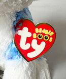 Ty Beanie Boos - Skylar the Blue Husky, (7"), Glitter Eyes, Justice Stores