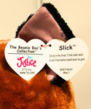 Ty Beanie Boos - Slick the Orange Fox, Large (16"), Glitter Eyes, Justice Stores