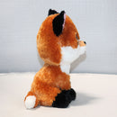 Ty Beanie Boos - Slick the Brown Fox, Medium (9"), Glitter Eyes