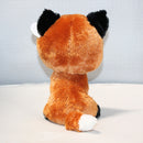 Ty Beanie Boos - Slick the Brown Fox, Medium (9"), Glitter Eyes