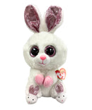 Ty Beanie Boos - Slippers the Bunny, Medium, Glitter Eyes, Easter, Spring, Medium size
