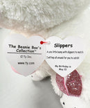 Ty Beanie Boos - Slippers the Bunny, Medium, Glitter Eyes