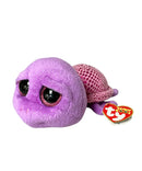 Ty Beanie Boos - Slowpoke the Purple Sea Turtle, (3"), Glitter Eyes