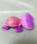 Ty Beanie Boos - Slowpoke the Purple Sea Turtle, (3"), Glitter Eyes