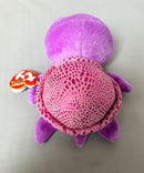 Ty Beanie Boos - Slowpoke the Purple Sea Turtle, (3"), Glitter Eyes