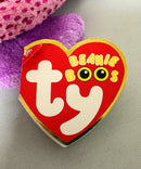 Ty Beanie Boos - Slowpoke the Purple Sea Turtle, (3"), Glitter Eyes