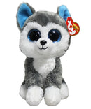 Ty Beanie Boos- Slush the Husky Dog, Glitter Eyes, 1st UK Release